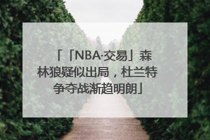「NBA·交易」森林狼疑似出局，杜兰特争夺战渐趋明朗