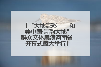 “大地流彩——和美中国·舞韵大地”群众文体展演河南省开幕式盛大举行
