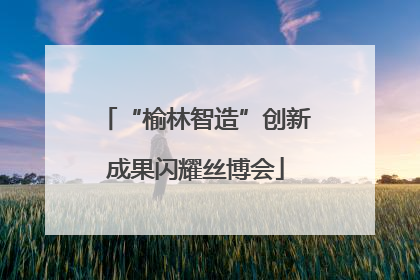 “榆林智造”创新成果闪耀丝博会