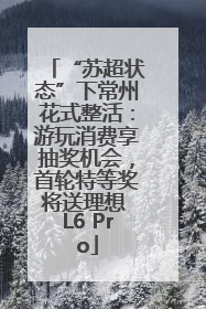 “苏超状态”下常州花式整活：游玩消费享抽奖机会，首轮特等奖将送理想 L6 Pro