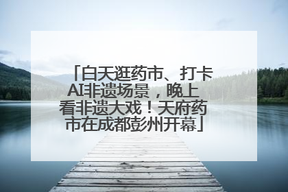 白天逛药市、打卡AI非遗场景，晚上看非遗大戏！天府药市在成都彭州开幕
