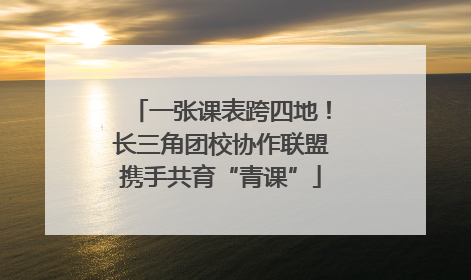 一张课表跨四地！长三角团校协作联盟携手共育“青课”