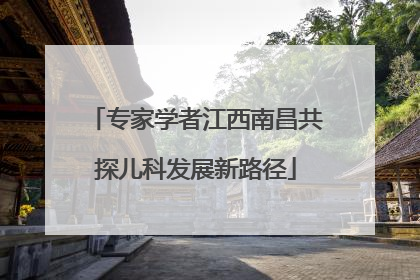 专家学者江西南昌共探儿科发展新路径