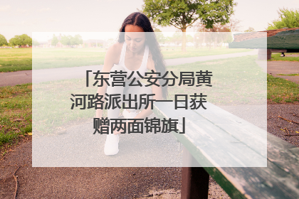 东营公安分局黄河路派出所一日获赠两面锦旗