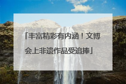 丰富精彩有内涵！文博会上非遗作品受追捧