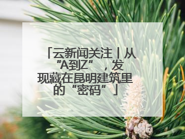 云新闻关注丨从 “A到Z”，发现藏在昆明建筑里的“密码”