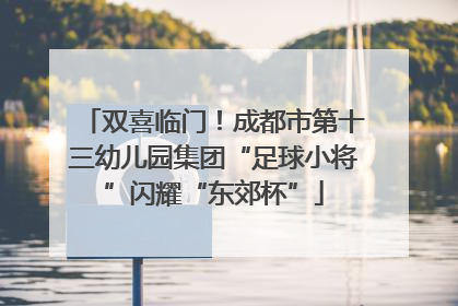 双喜临门！成都市第十三幼儿园集团“足球小将”闪耀“东郊杯”