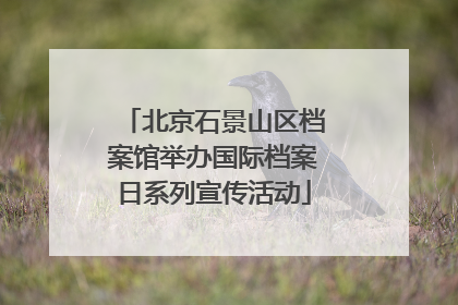 北京石景山区档案馆举办国际档案日系列宣传活动