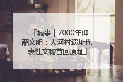 城事｜7000年仰韶文明：大河村遗址代表性文物首回原址
