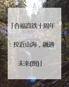 合福高铁十周年：拉近山海，融通未来(图)