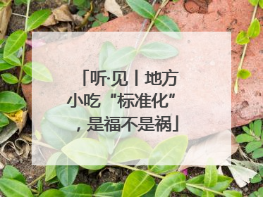 听·见丨地方小吃“标准化”，是福不是祸