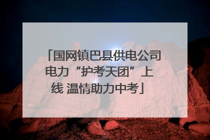 国网镇巴县供电公司 电力“护考天团”上线 温情助力中考