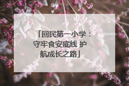 回民第一小学：守牢食安底线 护航成长之路