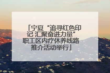 宁夏“追寻红色印记 汇聚奋进力量”职工区内疗休养线路推介活动举行