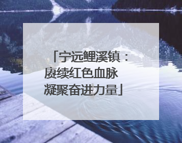 宁远鲤溪镇：赓续红色血脉 凝聚奋进力量
