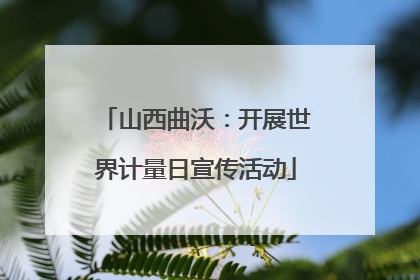 山西曲沃：开展世界计量日宣传活动
