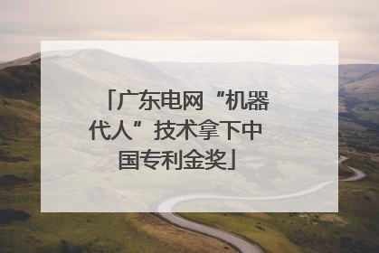 广东电网“机器代人”技术拿下中国专利金奖