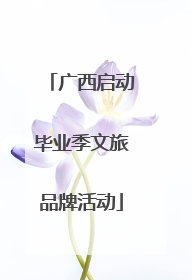 广西启动毕业季文旅品牌活动