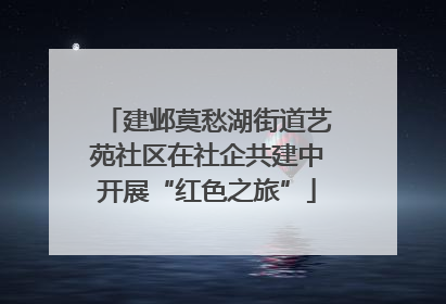建邺莫愁湖街道艺苑社区在社企共建中开展“红色之旅”