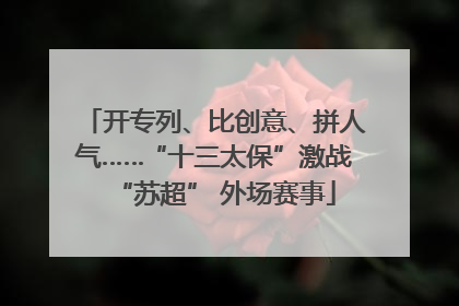 开专列、比创意、拼人气……“十三太保”激战“苏超” 外场赛事
