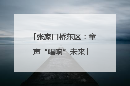 张家口桥东区：童声“唱响”未来