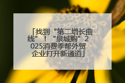 找到“第二增长曲线”！“泉城购”2025消费季帮外贸企业打开新通道