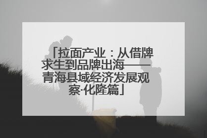 拉面产业：从借牌求生到品牌出海——青海县域经济发展观察·化隆篇