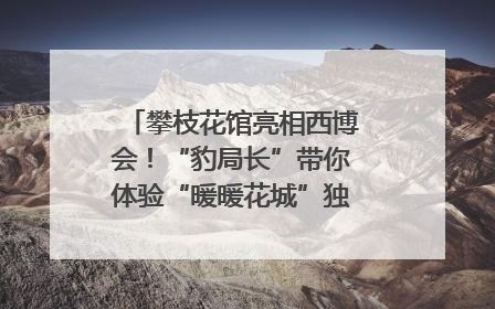 攀枝花馆亮相西博会！“豹局长”带你体验“暖暖花城”独特魅力｜西博视界