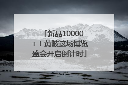 新品10000+！黄陂这场博览盛会开启倒计时