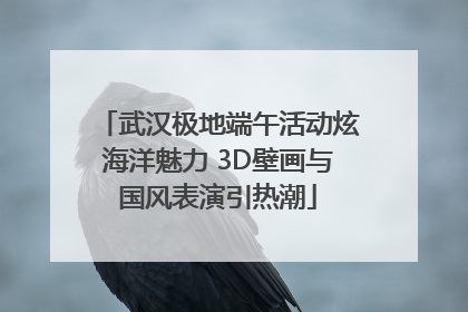 武汉极地端午活动炫海洋魅力 3D壁画与国风表演引热潮