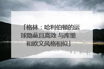 格林：哈利伯顿的运球隐蔽且高效 与库里和欧文风格相似