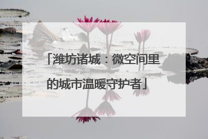 潍坊诸城：微空间里的城市温暖守护者
