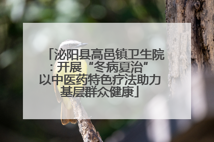 泌阳县高邑镇卫生院：开展“冬病夏治” 以中医药特色疗法助力基层群众健康