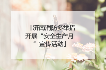 济南消防多举措开展“安全生产月”宣传活动