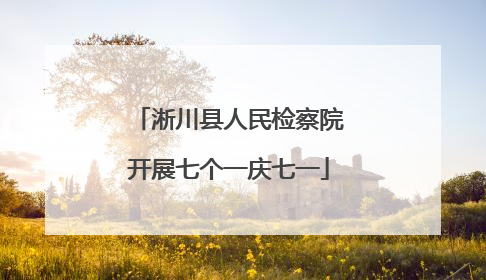 淅川县人民检察院开展七个一庆七一