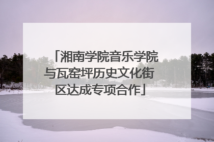 湘南学院音乐学院与瓦窑坪历史文化街区达成专项合作