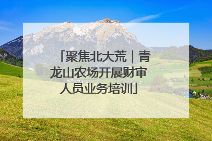 聚焦北大荒｜青龙山农场开展财审人员业务培训