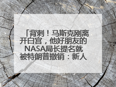 背刺！马斯克刚离开白宫，他好朋友的NASA局长提名就被特朗普撤销：新人选要在太空实现“美国优先”