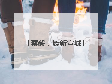 蔡毅，履新宣城