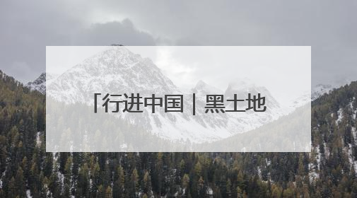 行进中国｜黑土地的“长期主义”