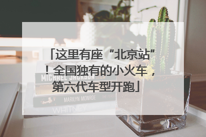 这里有座“北京站”！全国独有的小火车，第六代车型开跑