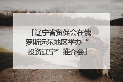 辽宁省贸促会在俄罗斯远东地区举办“投资辽宁”推介会