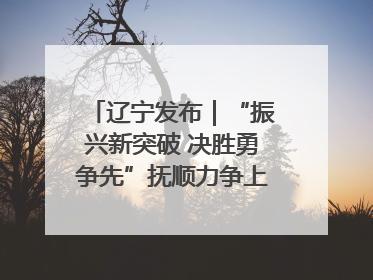 辽宁发布｜“振兴新突破 决胜勇争先”抚顺力争上半年地区生产总值增长7%左右