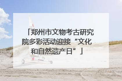 郑州市文物考古研究院多彩活动迎接“文化和自然遗产日”