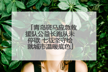 青岛斑马应急救援队公益长跑从未停歇 七载坚守绘就城市温暖底色