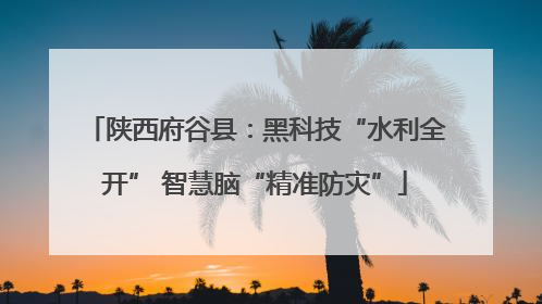 陕西府谷县：黑科技“水利全开” 智慧脑“精准防灾”
