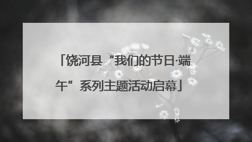 饶河县“我们的节日·端午”系列主题活动启幕
