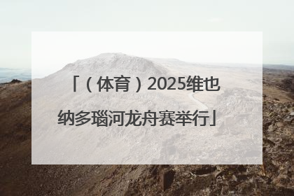 （体育）2025维也纳多瑙河龙舟赛举行