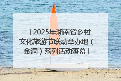 2025年湖南省乡村文化旅游节联动举办地（金洞）系列活动落幕