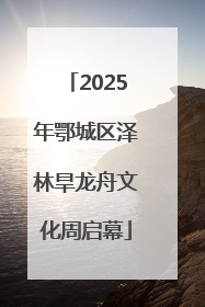 2025年鄂城区泽林旱龙舟文化周启幕